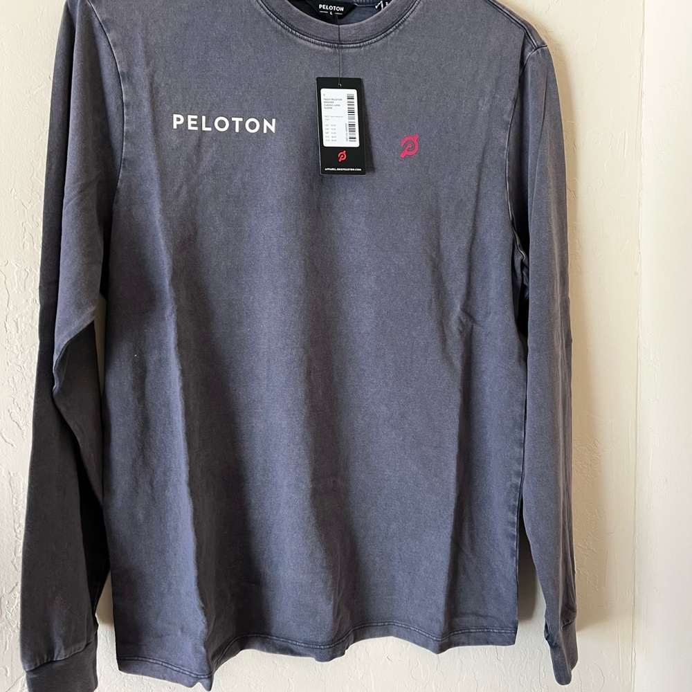 Peloton Gray Long Sleeve T-Shirt